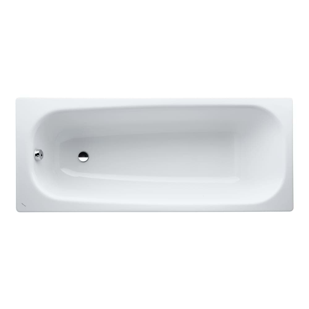LAUFEN PRO Ocelová vana, vestavná verze, tloušťka 3,5 mm, s protihlukovou izolací 1700 x 700 x 395 mm #H2249500000401 - 000 - Bílá