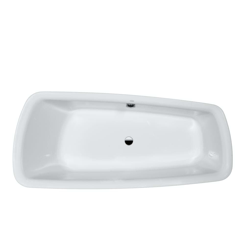LAUFEN PALOMBA COLLECTION Vana, s konstrukcí, výška okraje vany 20 mm, sanitární akrylát, (kromě 620 a 621), 170 l 1800 x 800 x 455 mm #H2428010000001 - 000 - Bílá