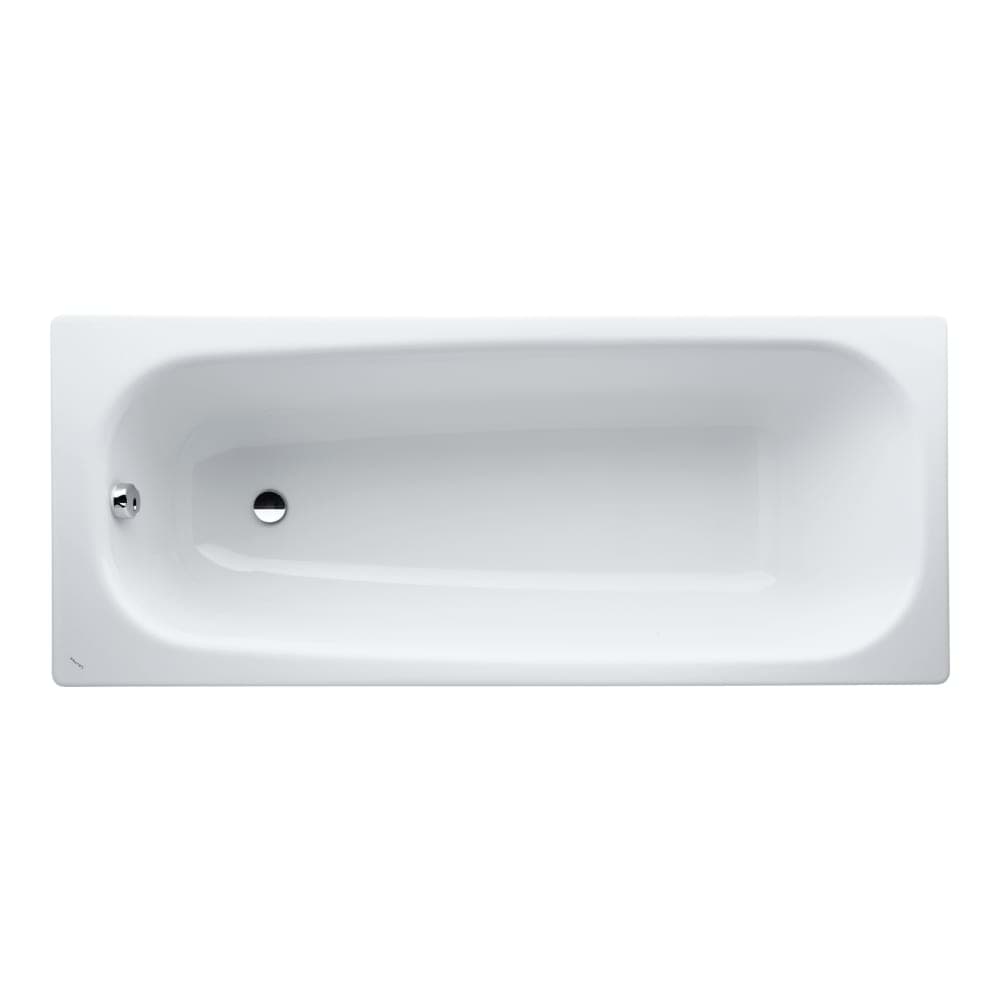 LAUFEN PRO Ocelová vana, vestavná verze, tloušťka 3 mm, s protihlukovou izolací 1600 x 700 x 395 mm #H2239500000401 - 000 - Bílá