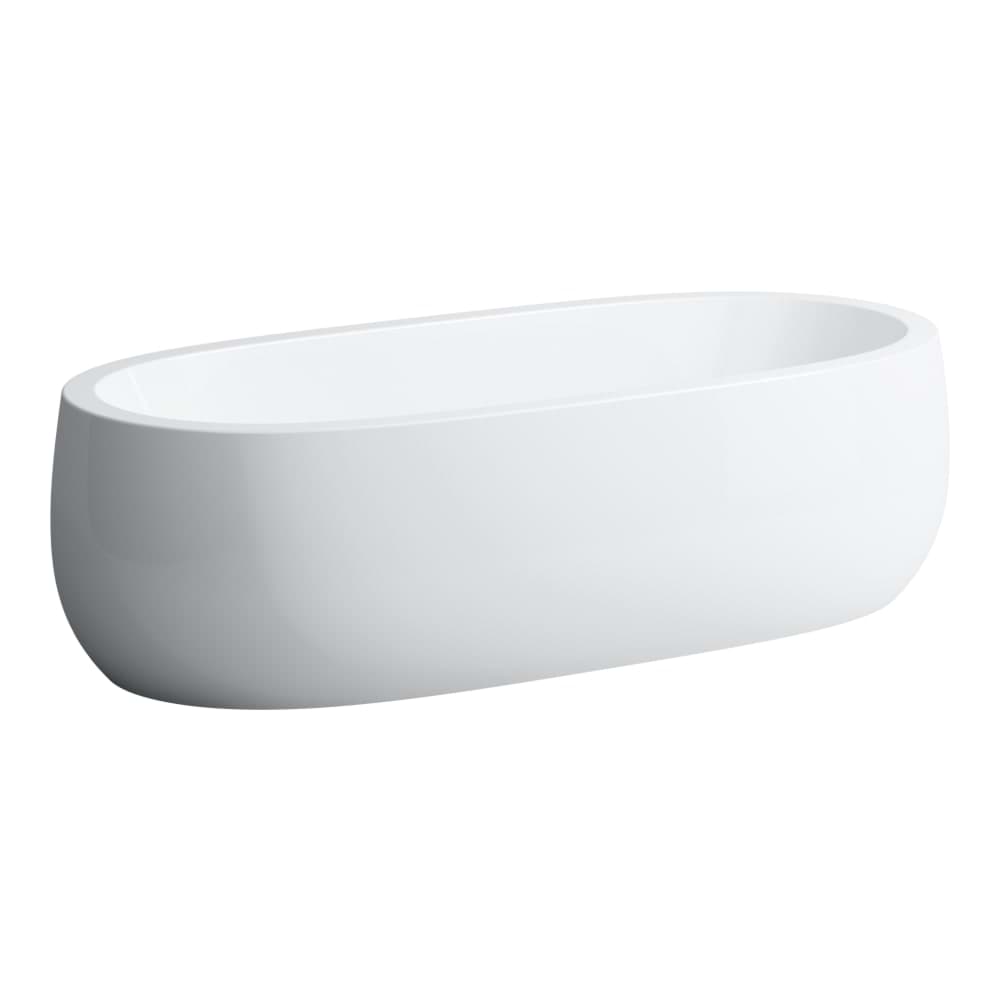 LAUFEN ILBAGNOALESSI Vana, solid surface, volně stojící, se speciální konstrukcí pro usnadnění instalace 1830 x 870 x 530 mm #H2459720006151