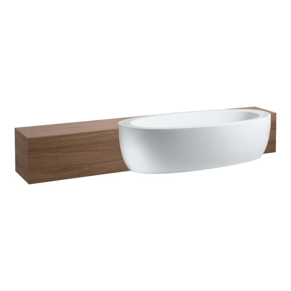 LAUFEN ILBAGNOALESSI Vana, polozápustná verze s panelem, sanitární akrylát 2030 x 1020 x 575 mm #H2449700000001