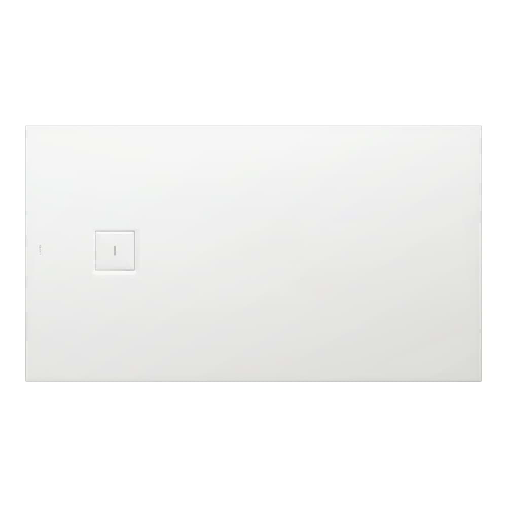 LAUFEN SOLUTIONS Sprchová vanička, obdélníková, vhodná pro instalaci v úrovni podlahy, s odtokem na straně, materiál Marbond 2150 x 1000 x 44 mm #H2164430000001 - 000 - Bílá