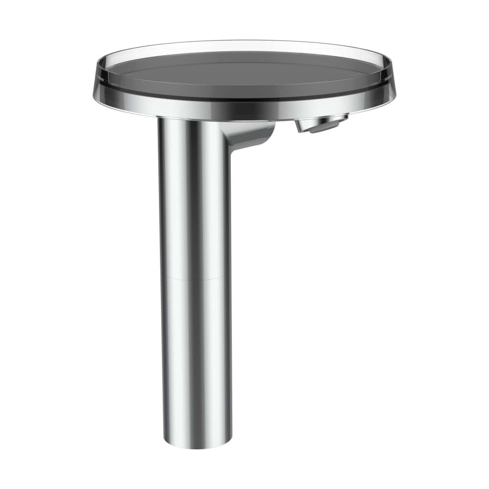 LAUFEN Kartell LAUFEN Umyvadlová stojánková páková baterie (disk) vysoká, s výtokem 110 mm, průtok 5,7 l/min, vč. 1 plastového disku v provedení transparent, bez automatické výpusti #H3113380041101