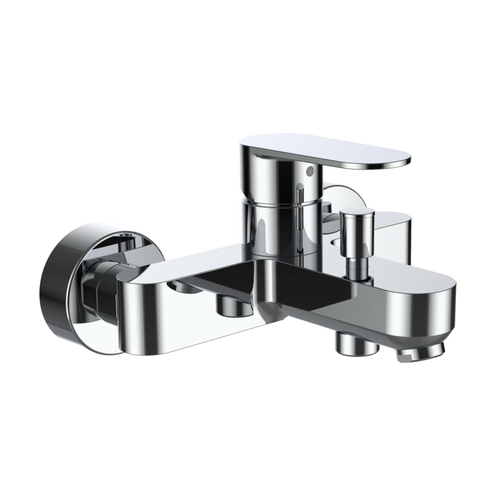 LAUFEN NEJA Vanová nástěnná páková baterie, bez sprchového příslušenství, chrom 262 x 242 x 156 mm #H3215170044001