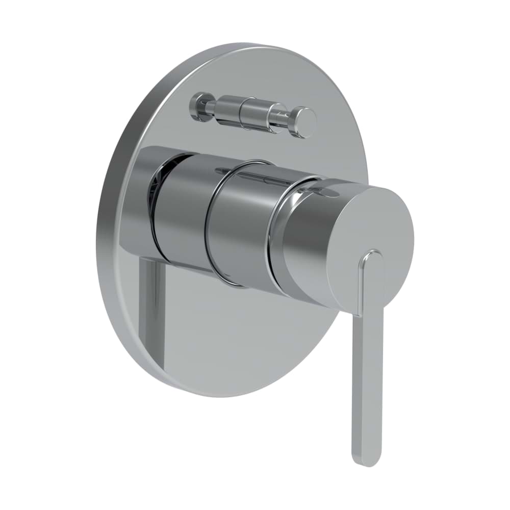 LAUFEN LUA Vrchní sada podomítkové vanové pákové baterie, s přepínačem, pro Simibox nebo Simibox Light, se zavzdušňovacím ventilem, chrom #H3210860040101