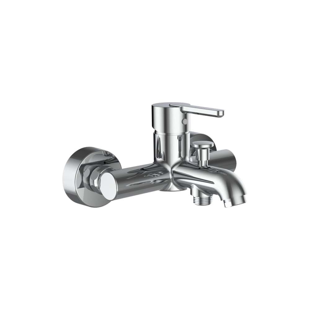 LAUFEN LUA Vanová nástěnná páková baterie bez sprchového příslušenství, chrom 165 x 220 x 145 mm #H3210810044001