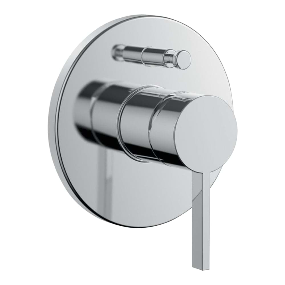 LAUFEN Kartell LAUFEN Vrchní sada podomítkové vanové pákové baterie pro Simibox, s přepínačem a zavzdušňovacím ventilem, chrom #H3213360040101
