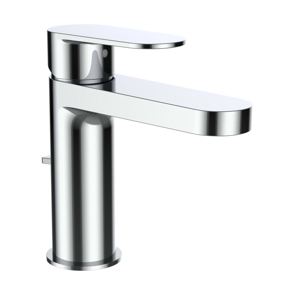 LAUFEN NEJA Umyvadlová stojánková páková baterie, pevný výtok 120 mm, s výpustí, chrom 156 x 161 x 45 mm #H3115110041111