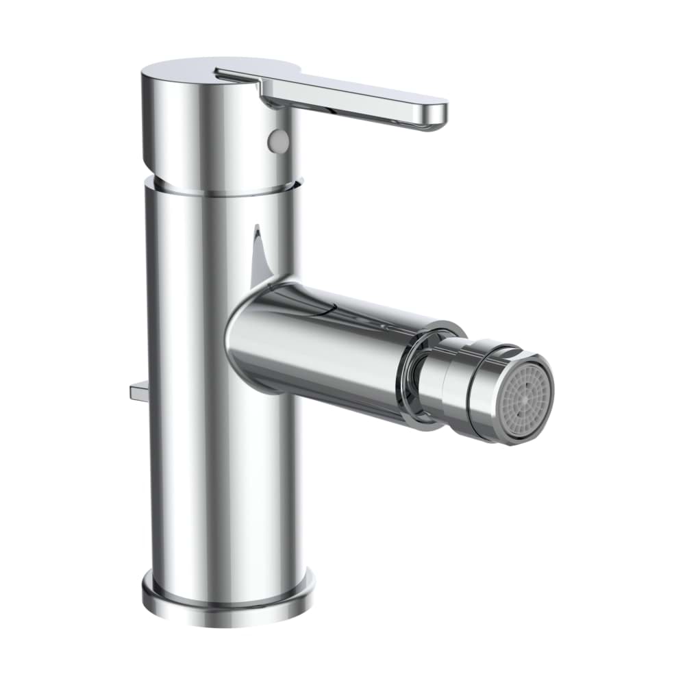 LAUFEN LUA Bidetová stojánková páková baterie s automatickou výpustí, chrom 180 x 195 x 75 mm #H3410810041141