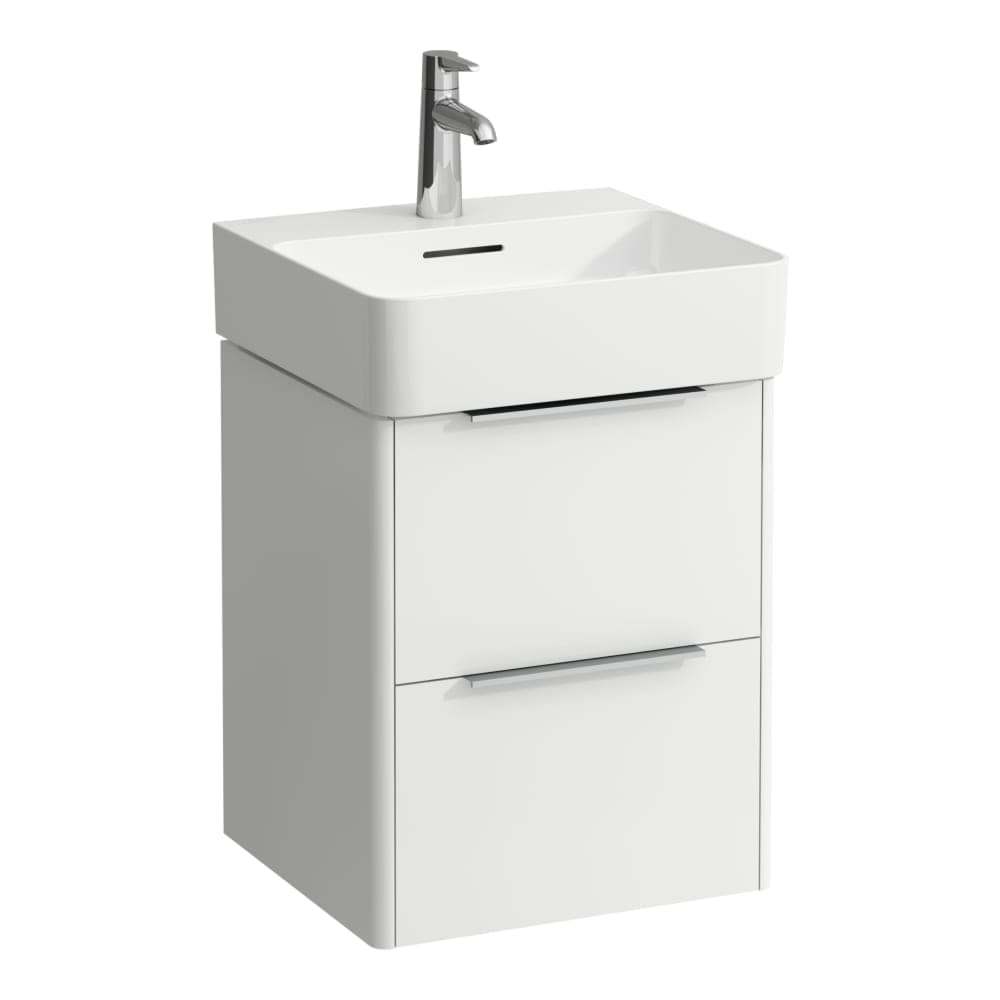 LAUFEN BASE Skříňka pod umyvadlo, 2 zásuvky, pro umyvadlo H815281 435 x 390 x 530 mm #H4021321102631 - 263 - Tmavěhnědý jilm