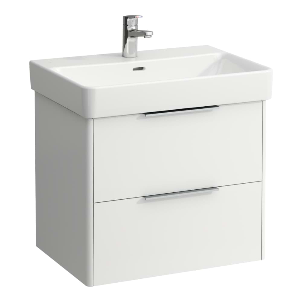 LAUFEN BASE Skříňka pod umyvadlo, 2 zásuvky, pro umyvadlo H810964 615 x 440 x 530 mm #H4022921102631 - 263 - Tmavěhnědý jilm