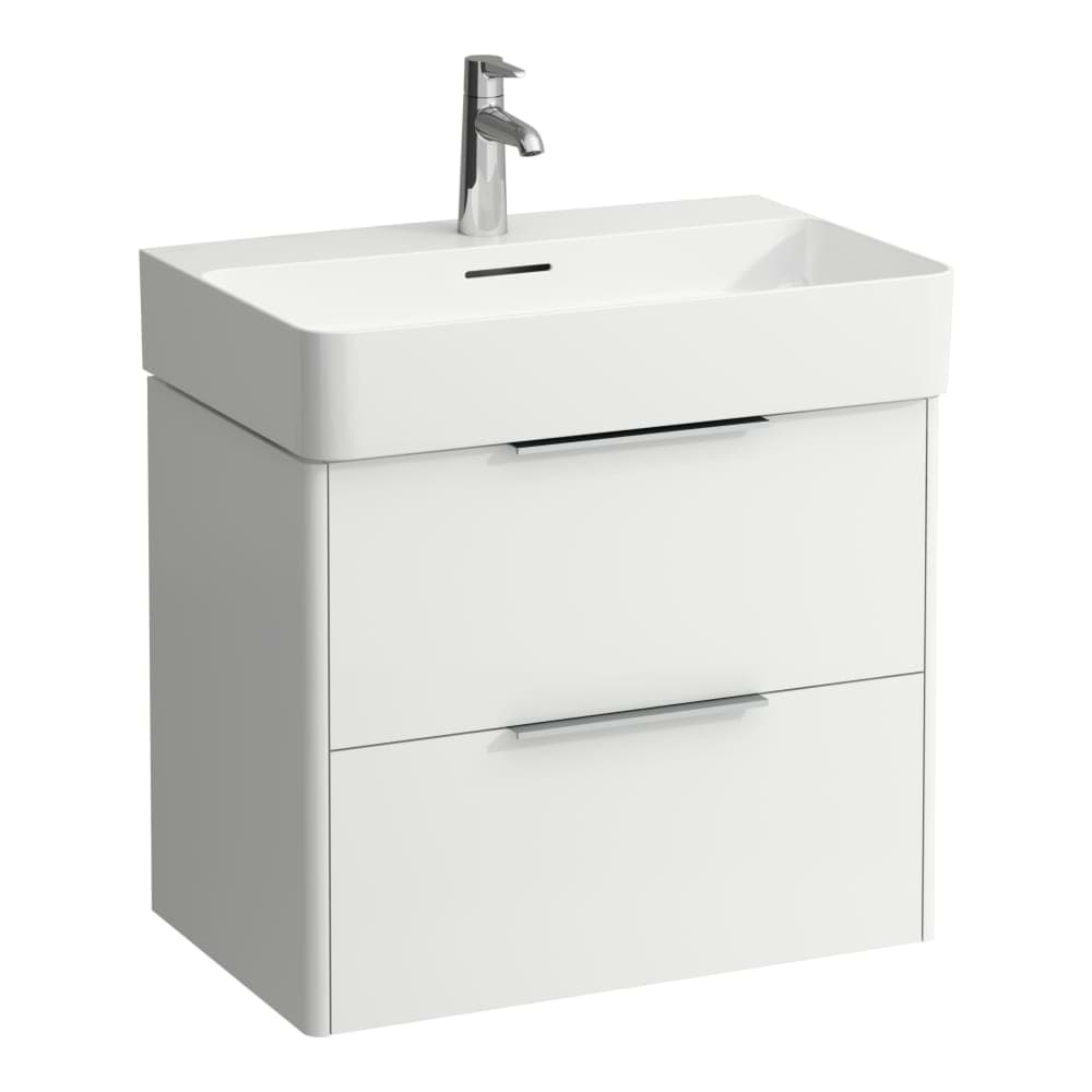 LAUFEN BASE Skříňka pod umyvadlo, 2 zásuvky, pro umyvadlo H810284 635 x 390 x 530 mm #H4023121102611 - 261 - Bílá lesklá