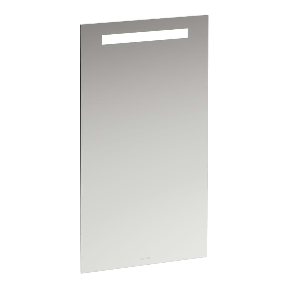 LAUFEN LANI Zrcadlo 450 mm, horizontální LED osvětlení, bez rámu, IP 44, 4000 K, pro externí vypínač 450 x 30 x 900 mm #H4038501121441