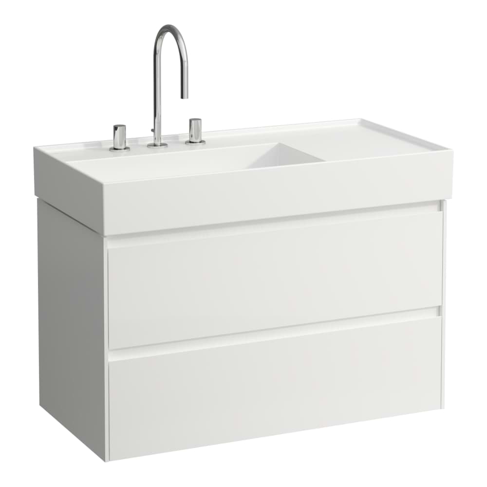 LAUFEN LANI Skříňka pod umyvadlo, se 2 zásuvkami, pro umyvadlo H810338 880 x 450 x 515 mm #H4039521122671 - 267 - Divoký dub