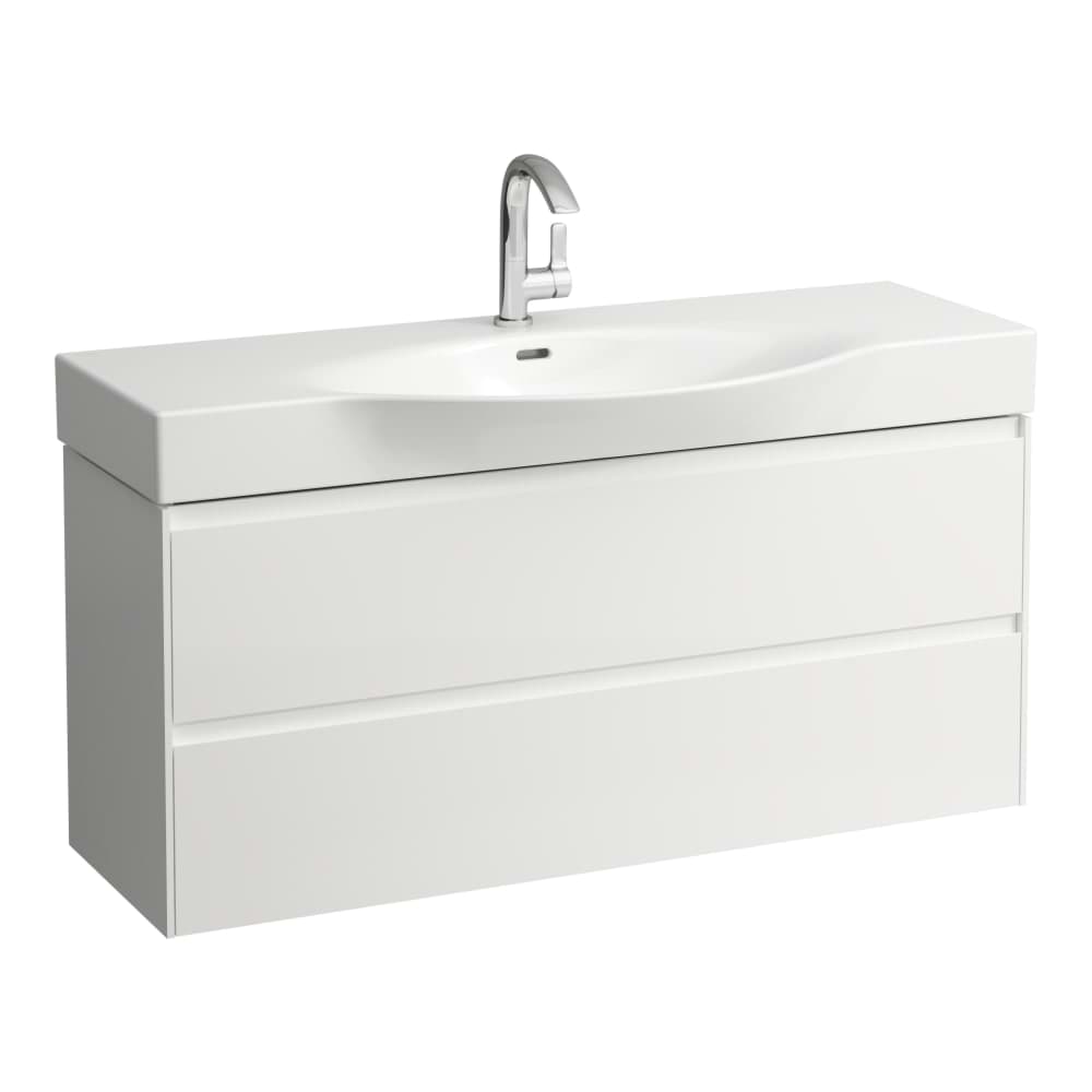 LAUFEN LANI Skříňka pod umyvadlo, se 2 zásuvkami, pro umyvadlo H811704 1180 x 370 x 515 mm #H4042221122661 - 266 - Šedá traffic