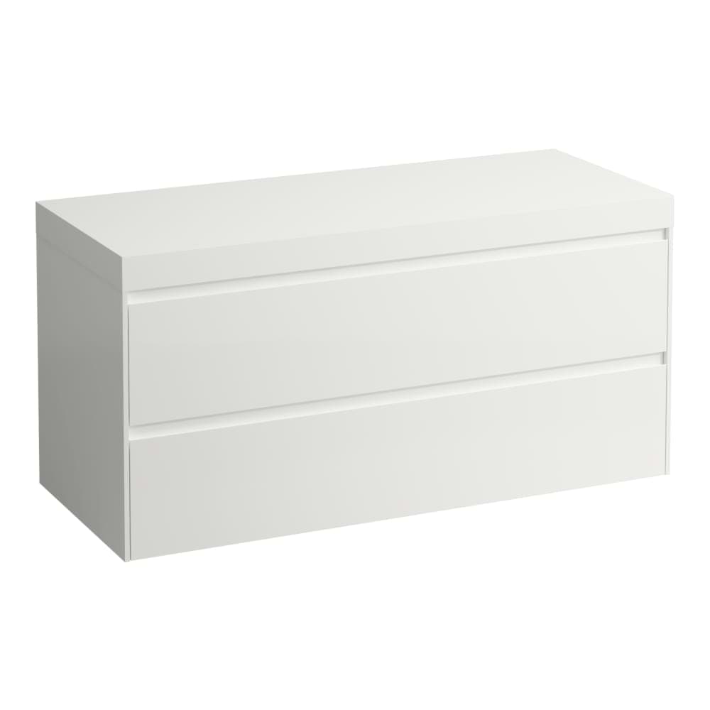 LAUFEN LANI Modulární sestava 1200, umyvadlová deska 65 mm (.260 bílá mat), bez výřezu,se 2 zásuvkami 1185 x 495 x 580 mm #H4045701122671 - 267 - Divoký dub