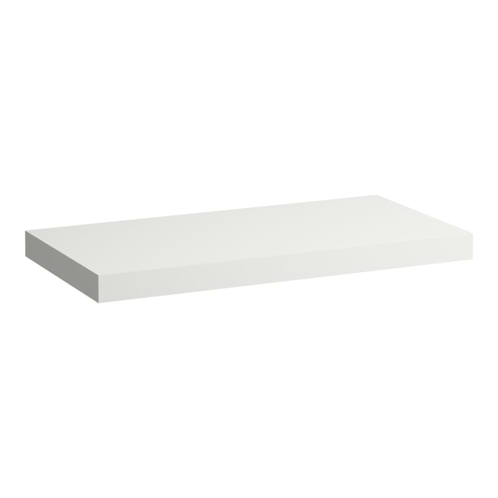 LAUFEN LANI Umyvadlová deska 1000, bez výřezu, tloušťka: 65 mm, vč. 2 nástěnných držáků 985 x 495 x 65 mm #H4046601122601 - 260 - Bílá mat