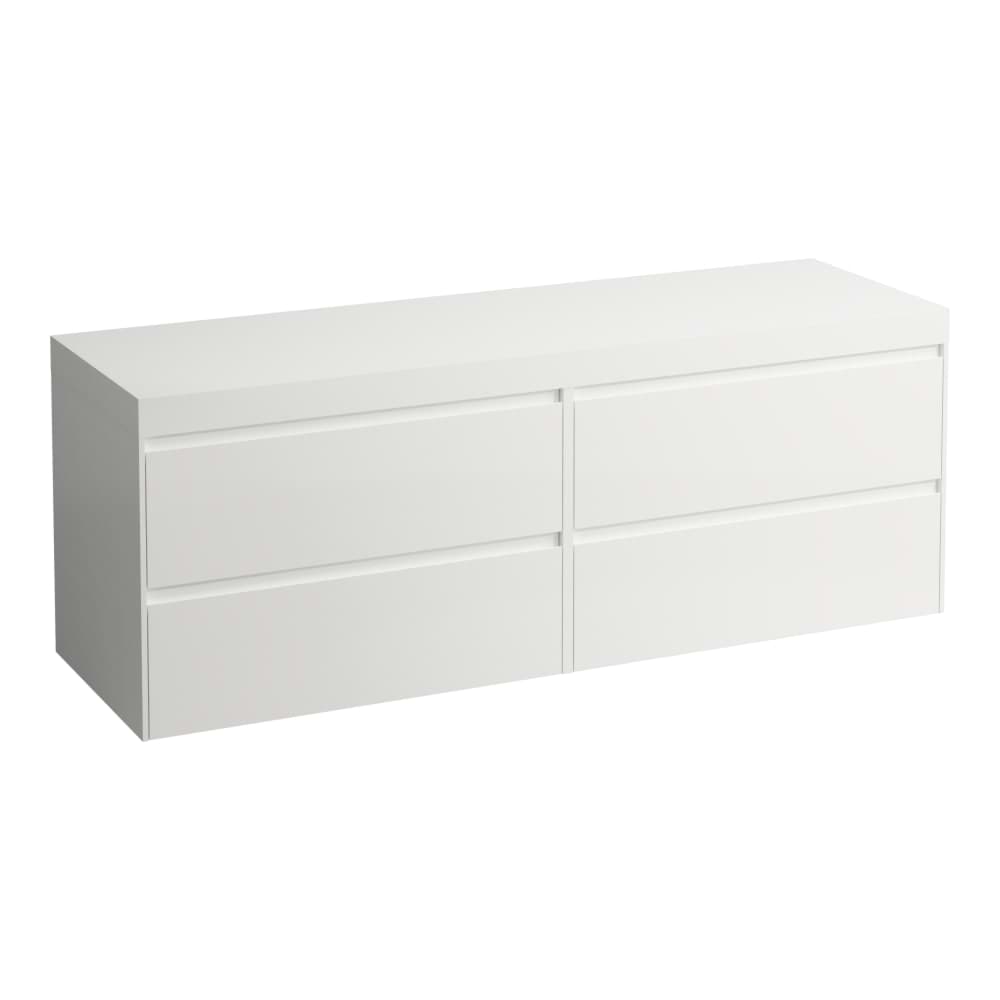 LAUFEN LANI Modulární sestava 1600, umyvadlová deska 65 mm (.260 bílá mat), bez výřezu, se 4 zásuvkami: zásuvkový element 800 + zásuvkový element 800 1570 x 495 x 580 mm #H4045901122671 - 267 - Divoký dub