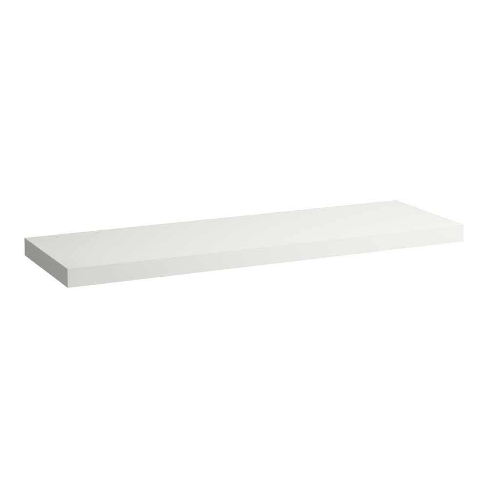 LAUFEN LANI Umyvadlová deska 1600, bez výřezu, tloušťka: 65 mm, vč. 3 nástěnných držáků 1570 x 495 x 65 mm #H4046901122601 - 260 - Bílá mat