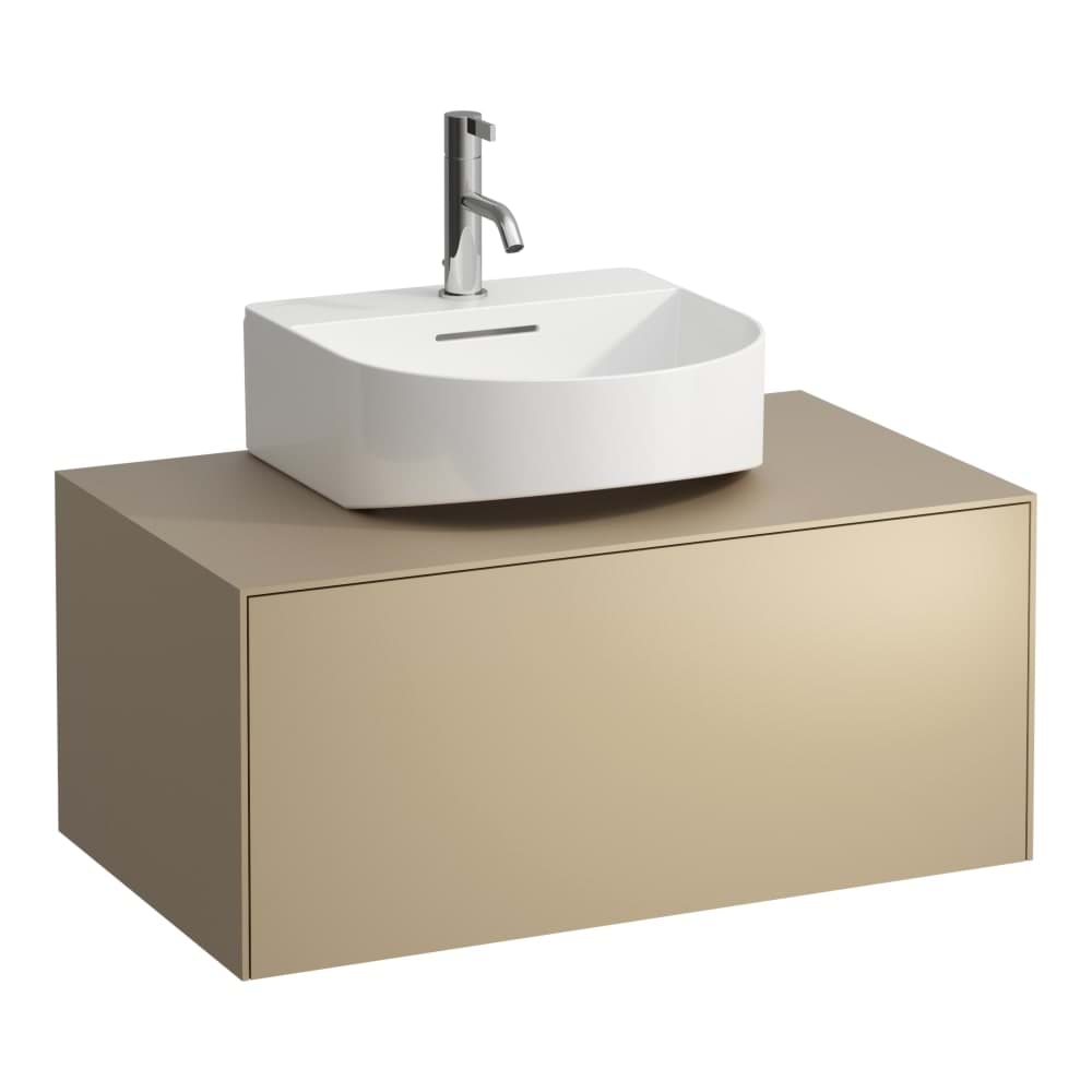 LAUFEN SONAR Skříňka pod umyvadlo, s 1 zásuvkou, pro umývátka H816341, H816342, s výřezem uprostřed 775 x 455 x 340 mm #H4054410340411 - 041 - Měď (lak)