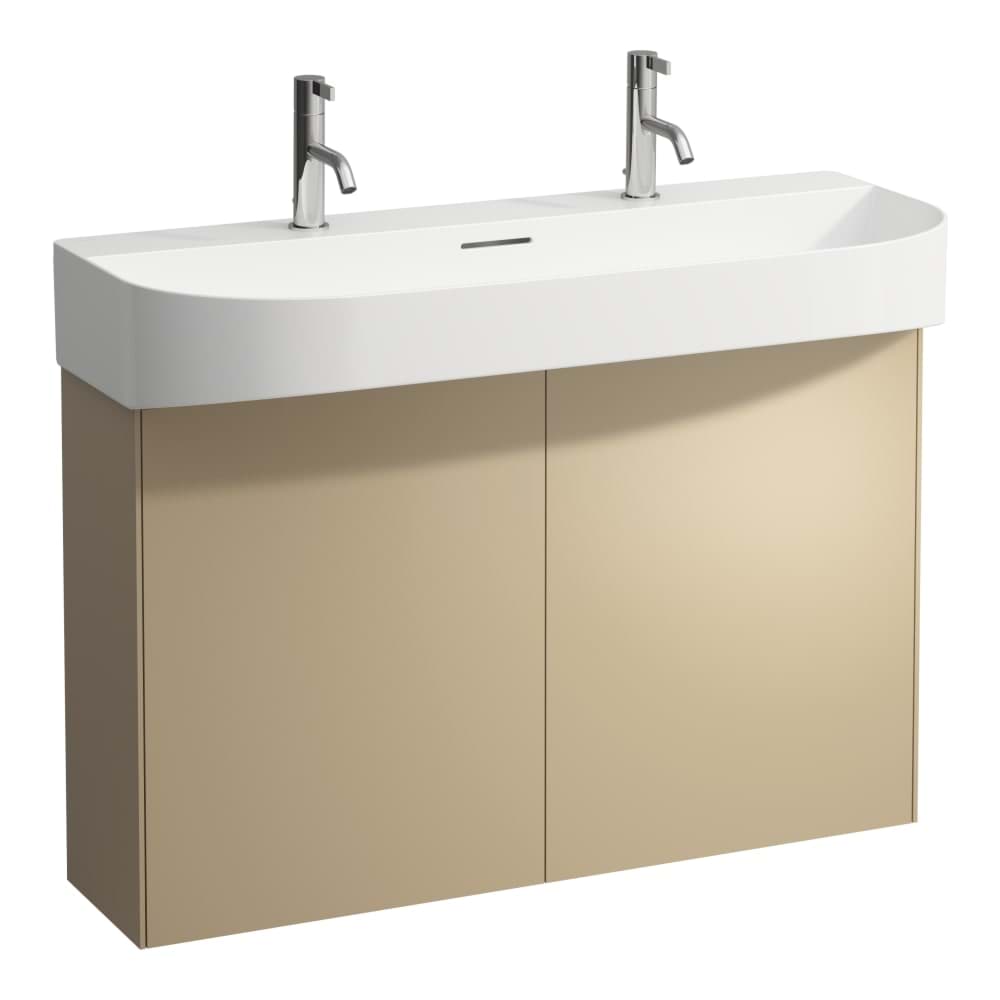 LAUFEN SONAR Skříňka pod umyvadlo, 2 dvířka, pro umyvadlo H810347 975 x 240 x 600 mm #H4054840341701 - 170 - Bílá mat