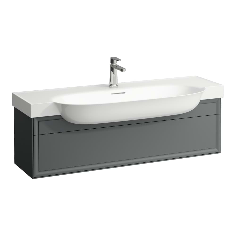 LAUFEN THE NEW CLASSIC Skříňka pod umyvadlo, s 1 zásuvkou, pro umyvadla H815858 1175 x 315 x 345 mm #H4060510856271 - 627 - Šedá traffic