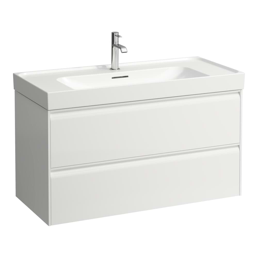 LAUFEN MEDA Skříňka pod umyvadlo, 2 zásuvky, pro umyvadlo H810119 985 x 450 x 515 mm #H4216220112601 - 260 - Bílá mat