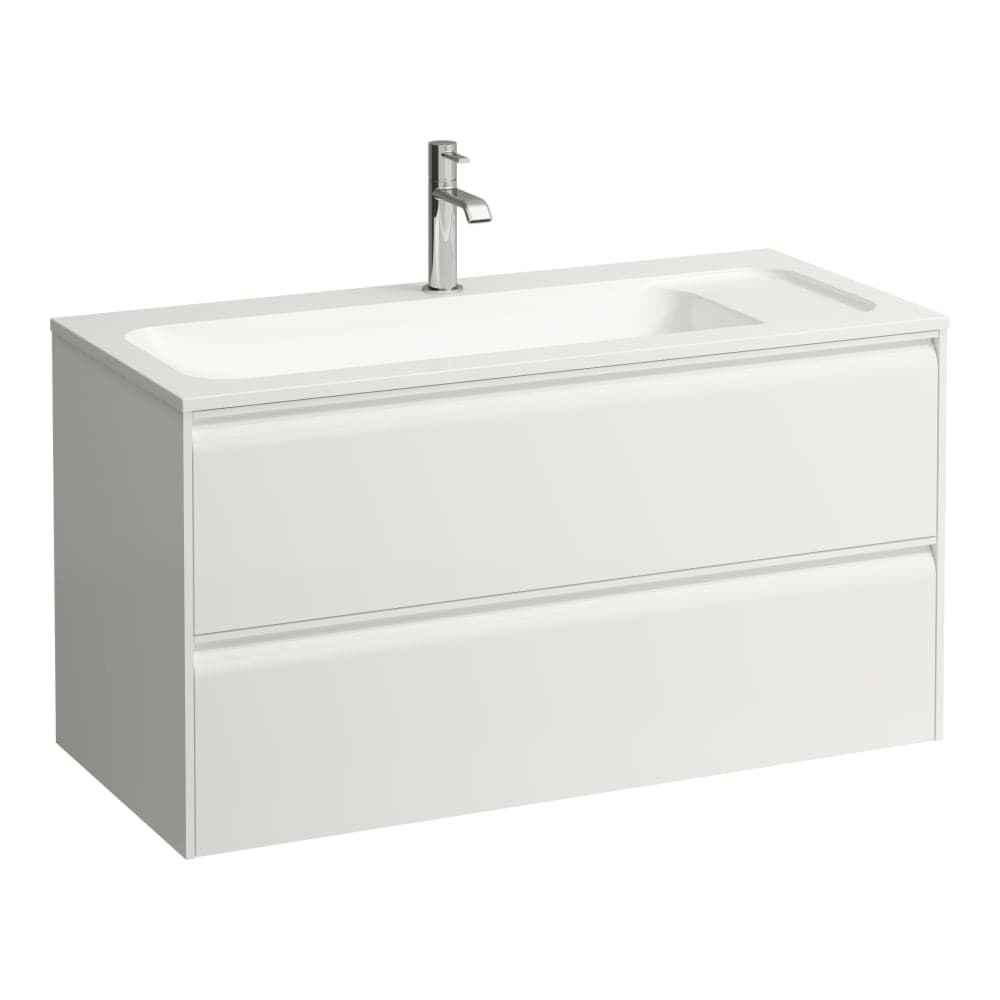LAUFEN MEDA Skříňka pod umyvadlo, 2 zásuvky, pro umyvadlo H814118 z materiálu Marbond 970 x 440 x 505 mm #H4216920119901 - 990 - Special colour