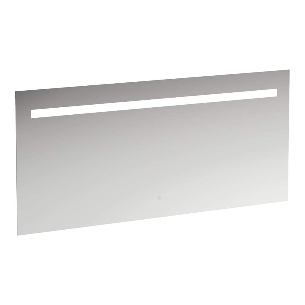 LAUFEN LEELO Zrcadlo, 1500 mm v hliníkovém rámu s vodorovným LED osvětlením, 1 dotykový senzor (Zap/Vyp/Stmívání), 4000 K, IP44 1500 x 40 x 700 mm #H4476929501441 - 144 - Zrcadlo