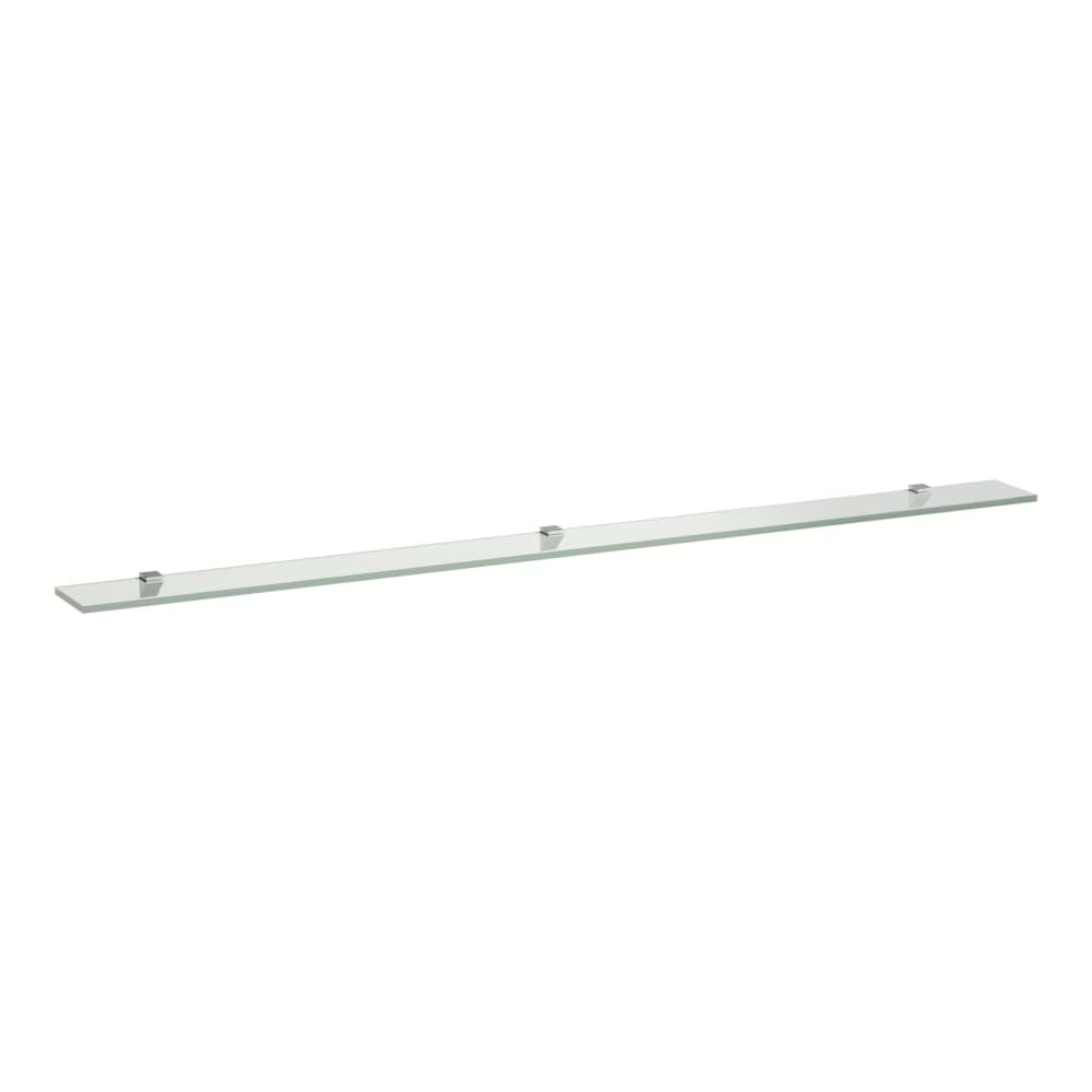 LAUFEN FRAME 25 Skleněná polička s 3 upevněními na stěnu 1500 mm 1500 x 120 x 10 mm #H4475899004501 - 450 - Černá mat