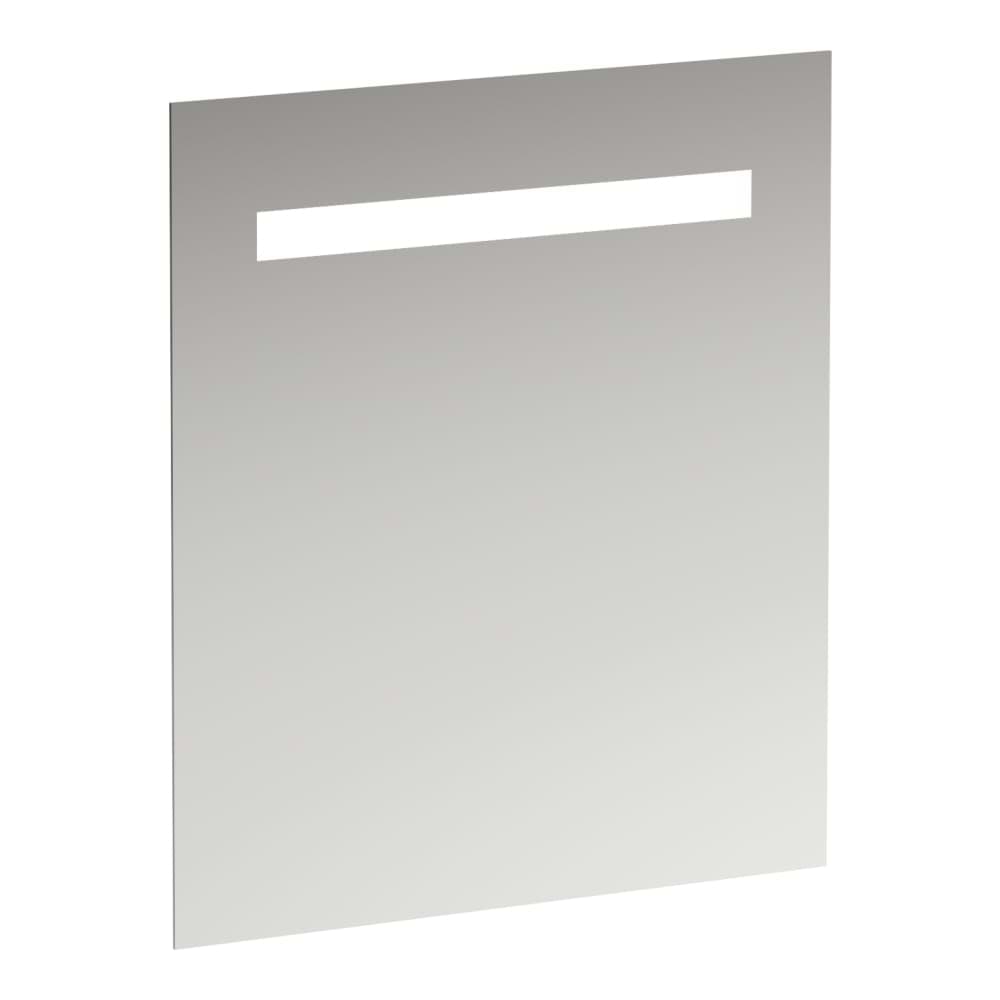 LAUFEN LEELO Zrcadlo, 600 mm v hliníkovém rámu,s vodorovným LED osvětlením, pro externí vypínač, 4000 K, IP44 600 x 40 x 700 mm #H4476319501441