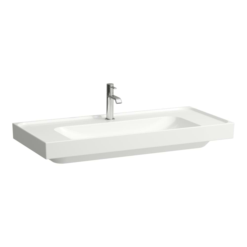 LAUFEN MEDA Umyvadlo, odkládací plocha vpravo a vlevo 1000 x 460 x 80 mm #H8101197161111