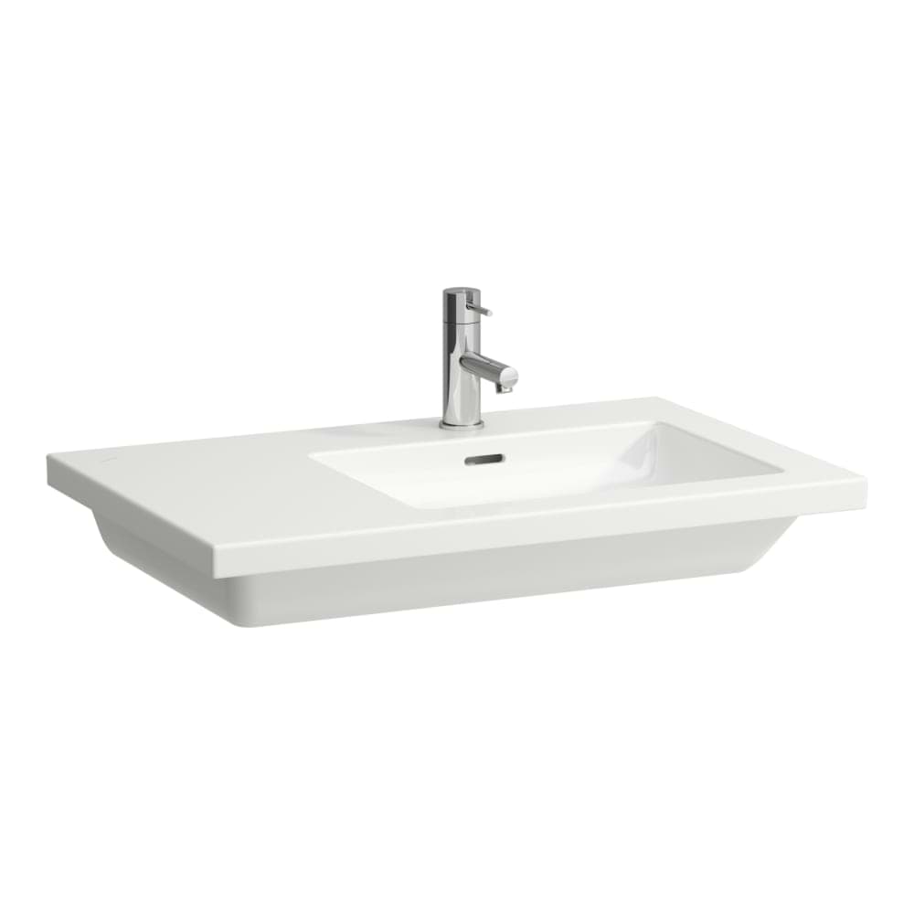LAUFEN LIVING Umyvadlo do nábytku, odkládací plocha vlevo 750 x 480 x 135 mm #H8174390001081