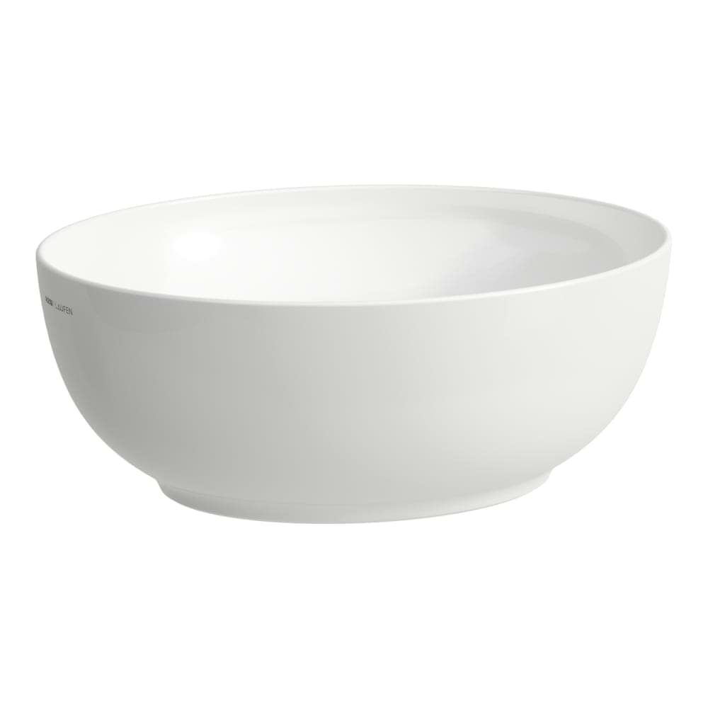 LAUFEN ILBAGNOALESSI Umyvadlová mísa, oválná, vč. keramické krytky odpadního ventilu 450 x 380 x 170 mm #H8189757161121 - 716 - Černá mat