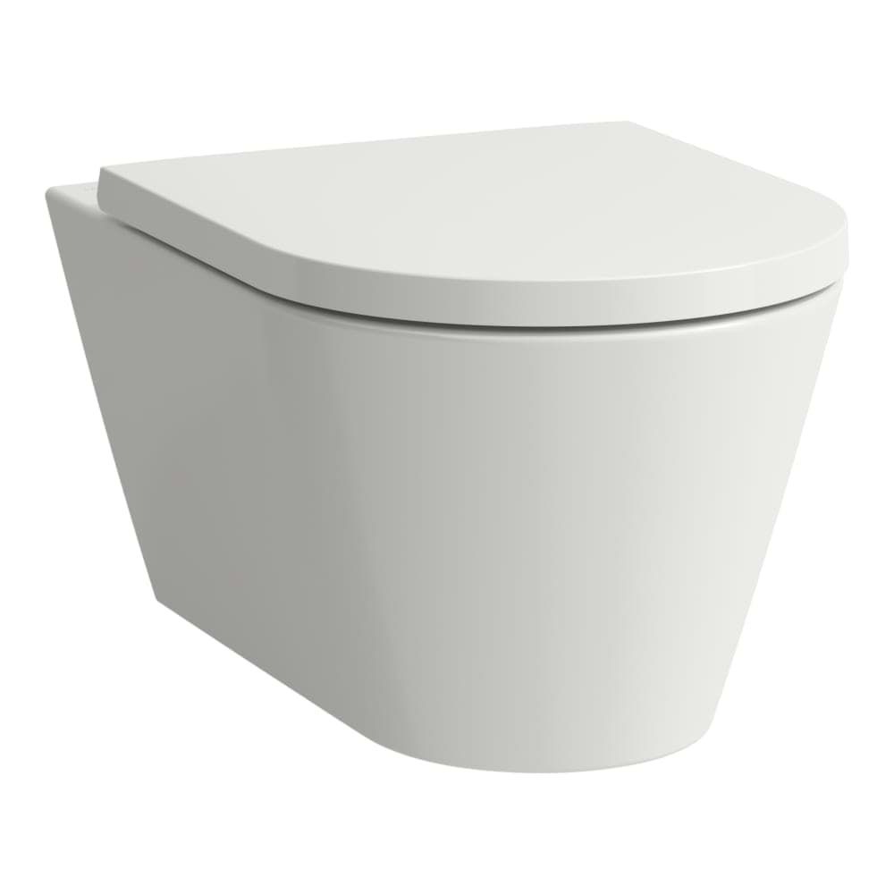 LAUFEN Kartell LAUFEN Závěsný klozet, 'Silent flush', rimless, hluboké splachování 545 x 370 x 340 mm #H8213317160001 - 716 - Černá mat