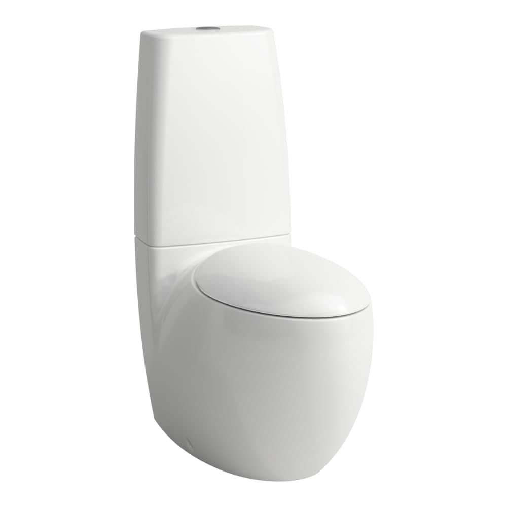 LAUFEN ILBAGNOALESSI Stojící kombinační mísa, rimless, hluboké splachování, vodorovný nebo svislý odpad 720 x 395 x 465 mm #H8229717570001 - 757 - Bílá mat