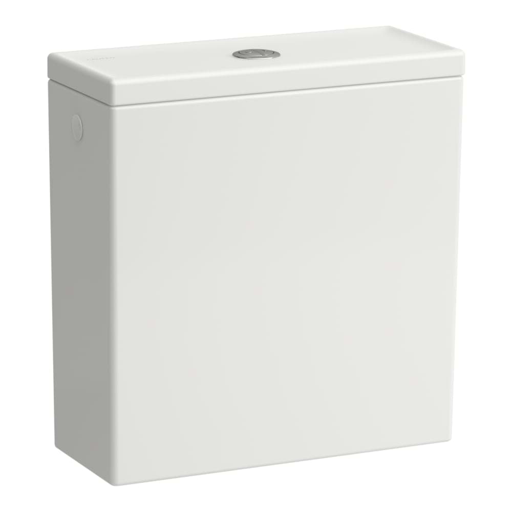LAUFEN THE NEW CLASSIC Nádrž, s vnitřní armaturou Dual Flush, chromované tlačítko, splachování 6/3 l, s vnitřní nádržkou proti orosení 375 x 160 x 395 mm #H8288527579721 - 757 - Bílá mat