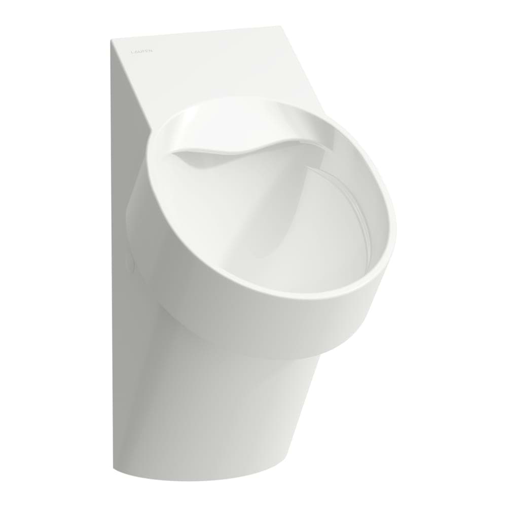 LAUFEN VAL Odsávací urinál rimless, vnitřní přívod vody, bez otvorů pro poklop, 1litrový sifón H894181 objednat zvlášť 305 x 365 x 560 mm #H8402857160001 - 716 - Černá mat