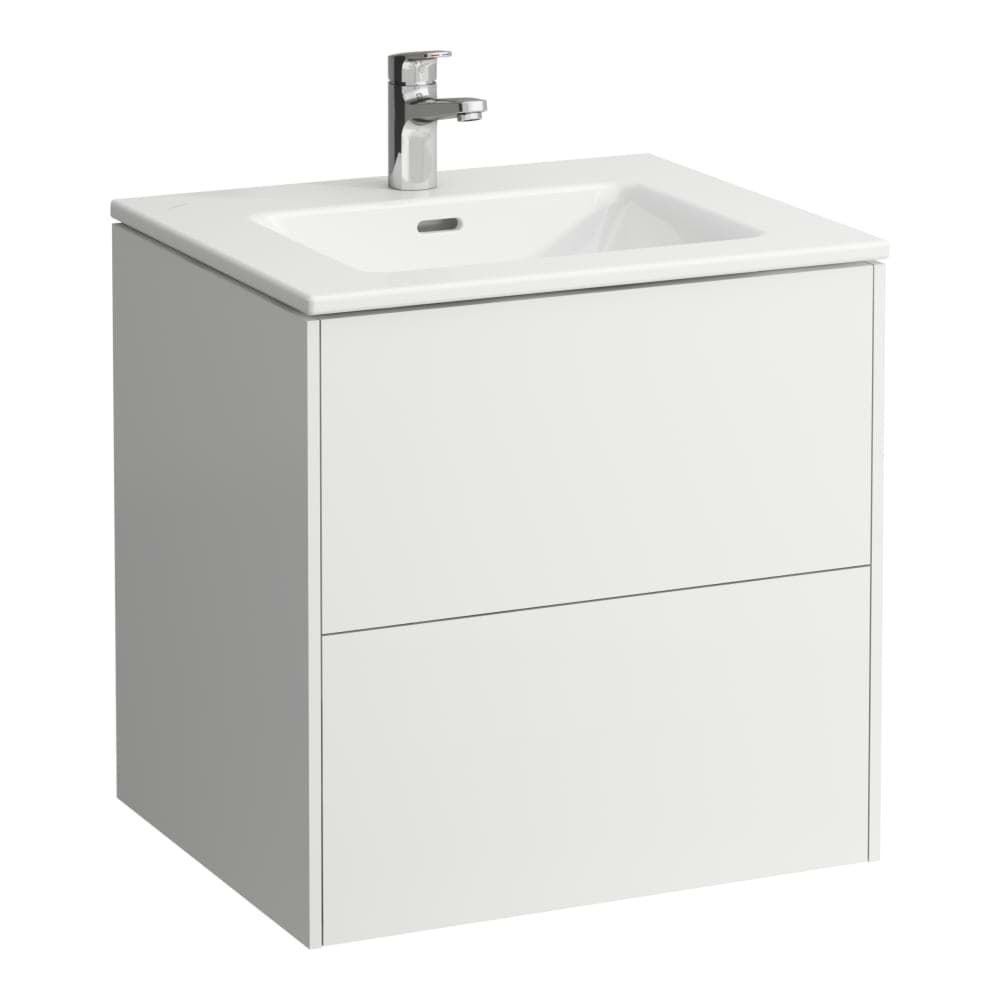 LAUFEN PRO S Umyvadlo 'slim' se skříňkou 600 mm, se 2 zásuvkami, vč. dělícího systému do zásuvek 600 x 500 x 610 mm #H8649609991041 - 999 - Multicolour