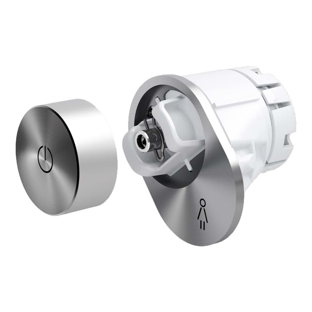 LAUFEN CLEANET RIVA Ovladač s otočným tlačítkem, nerezová ocel 60 x 60 x 45 mm #H8956980000001 - 999 - Multicolour
