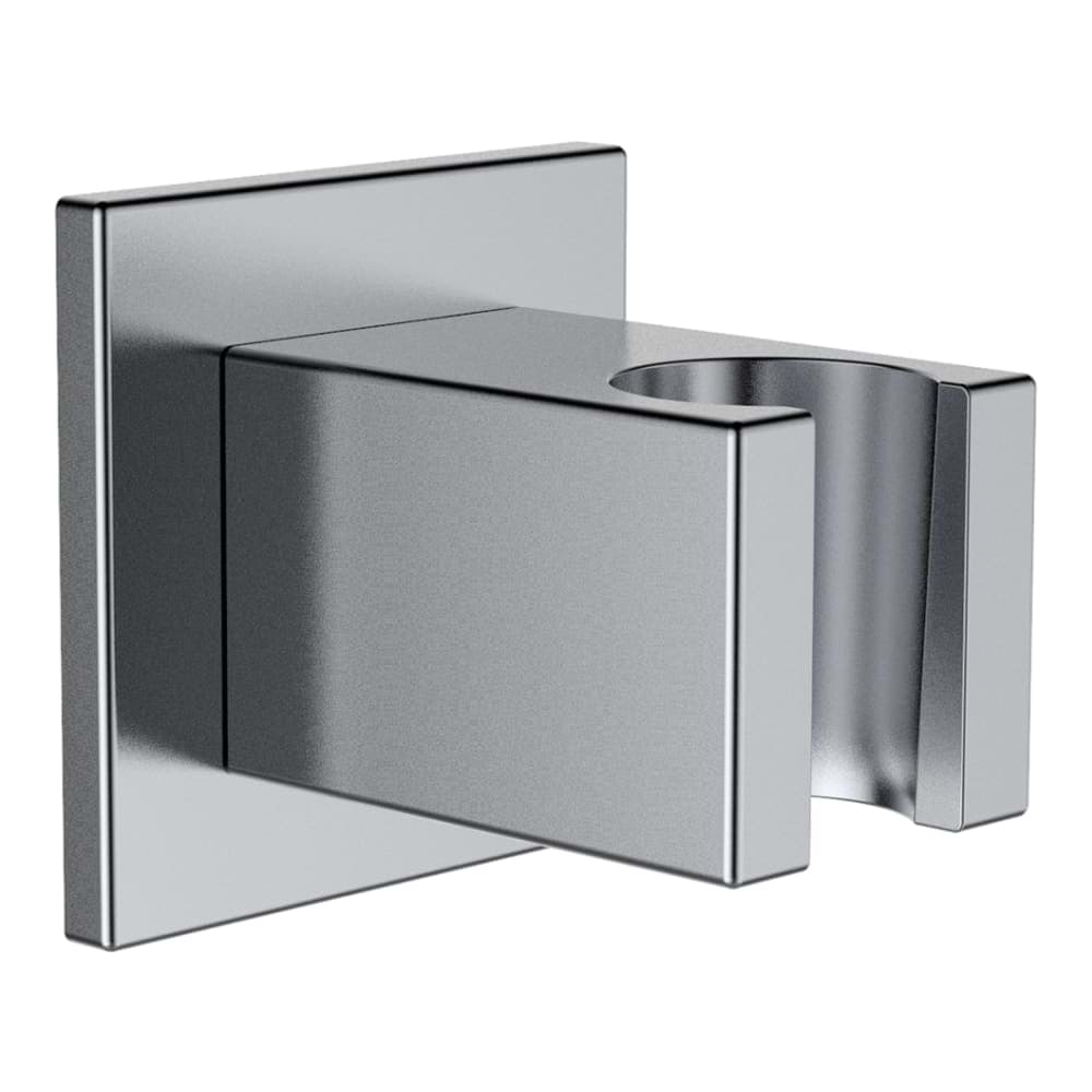 LAUFEN QUADRIGA Quadriga nástěnný držák ruční sprchy, pevný, celokovový kartáčovaná nerez ocel #HF901168441000