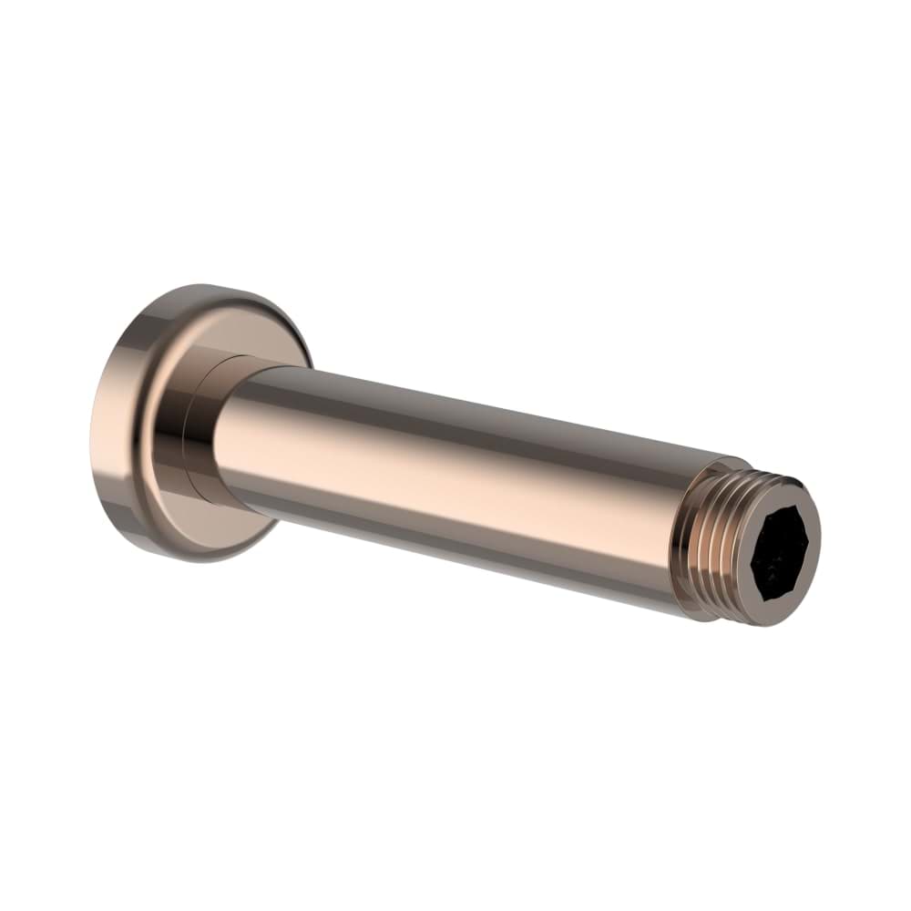 LAUFEN SPRCHOVÉ PŘÍSLUŠENSTVÍ Sprchové rameno stropní 100 mm, s kruhovou rozetou, pro kruhovou hlavovou sprchu s dešťovým efektem, PVD zlatorůžová #HF960098465001