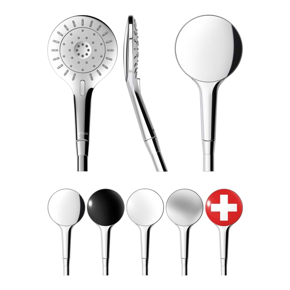 LAUFEN SPRCHOVÉ PŘÍSLUŠENSTVÍ Ruční sprcha 'MyTwin120', 3 druhy proudu, chrom, průtok 5,7 l/min, chrom #HF939029100000