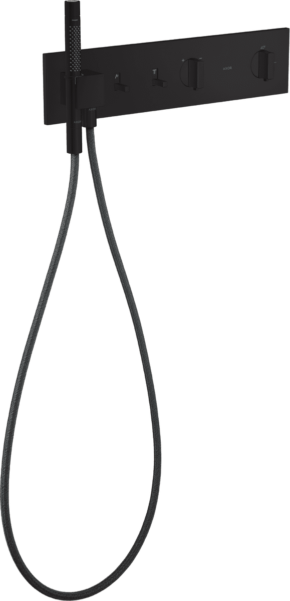 HANSGROHE AXOR ShowerComposition Modul termostatu 470/110 pod omítku pro 2 spotřebiče #12571670 - matná černá