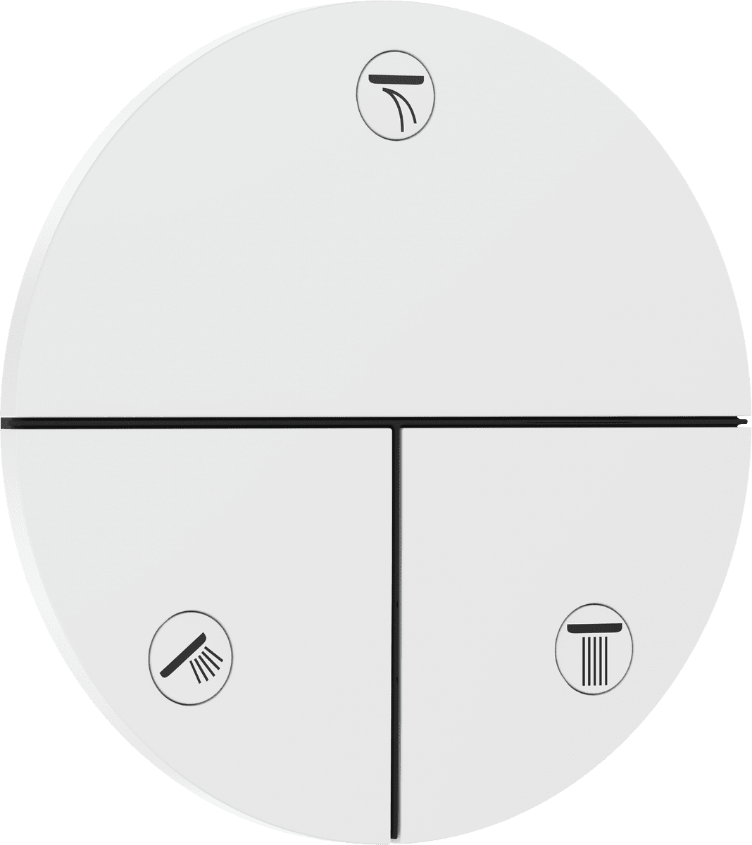 HANSGROHE ShowerSelect Comfort S ventil pod omítku, 3 funkce #15558700 - matná bílá
