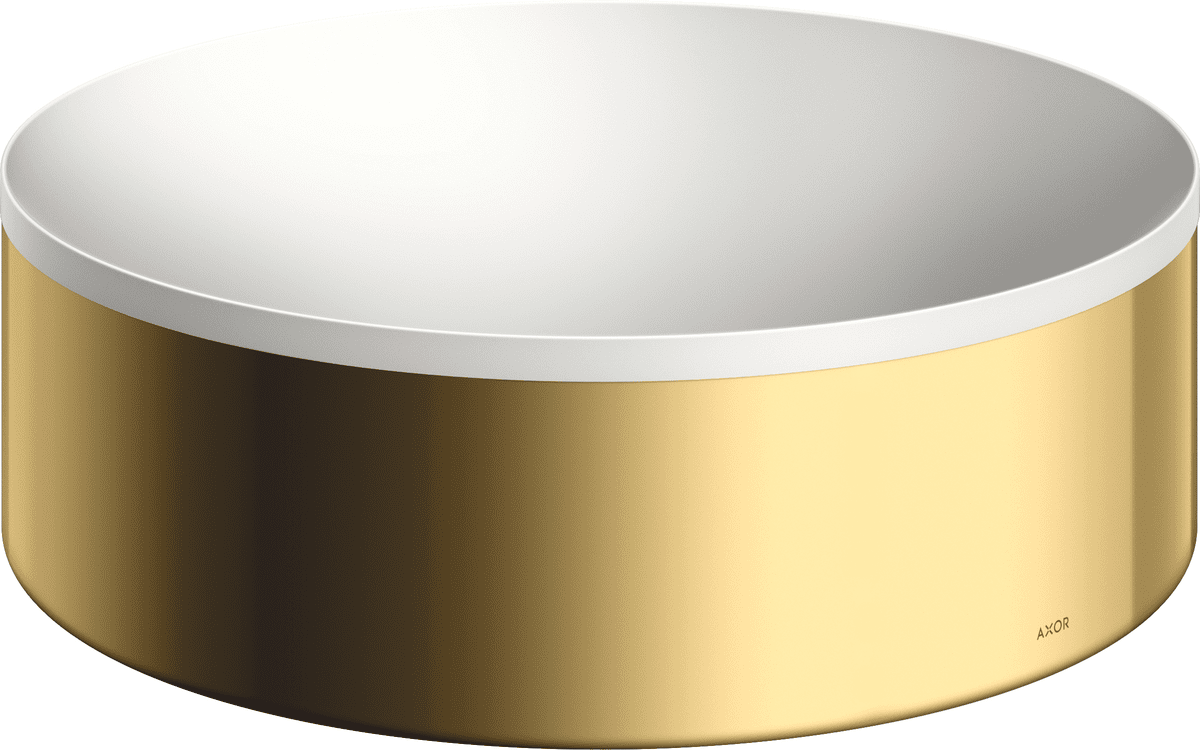 HANSGROHE Umyvadla a vany AXOR Suite Umyvadlo na desku 300 bez otvoru pro baterii a přepadu #42000990 - Polished Gold Optic