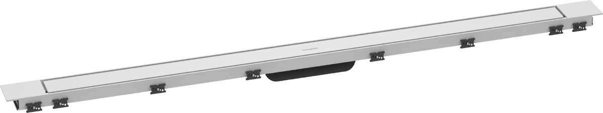 HANSGROHE RainDrain Match Plus prefabrikovaná sada sprchového žlabu 1200 s výškově nastavitelným rámem #56218700 - matná bílá