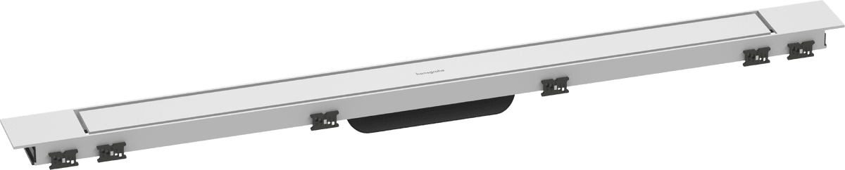 HANSGROHE RainDrain Match Plus prefabrikovaná sada sprchového žlabu 900 s výškově nastavitelným rámem #56216700 - matná bílá