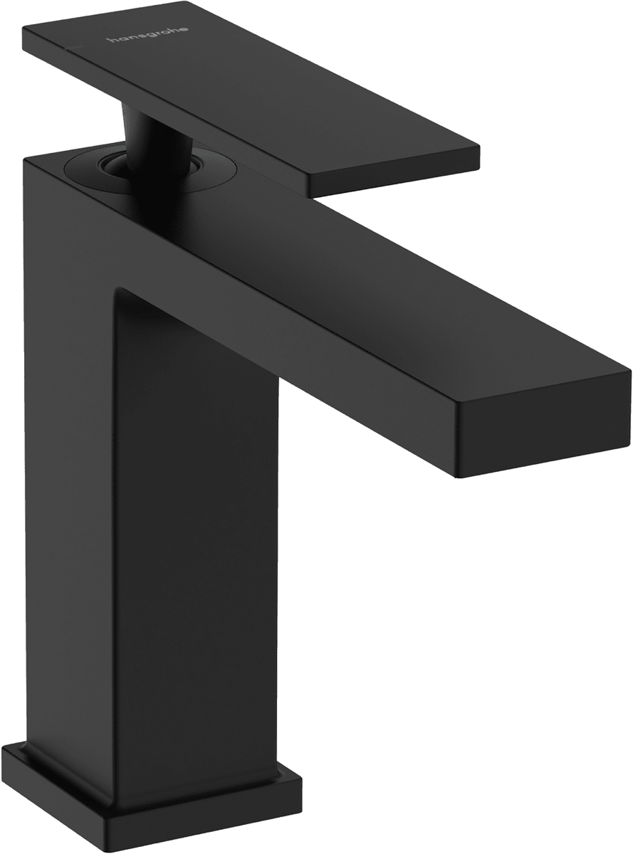 HANSGROHE Tecturis E Páková umyvadlová baterie 110 CoolStart EcoSmart+ s odtokovou soupravou s táhlem #73014670 - matná černá