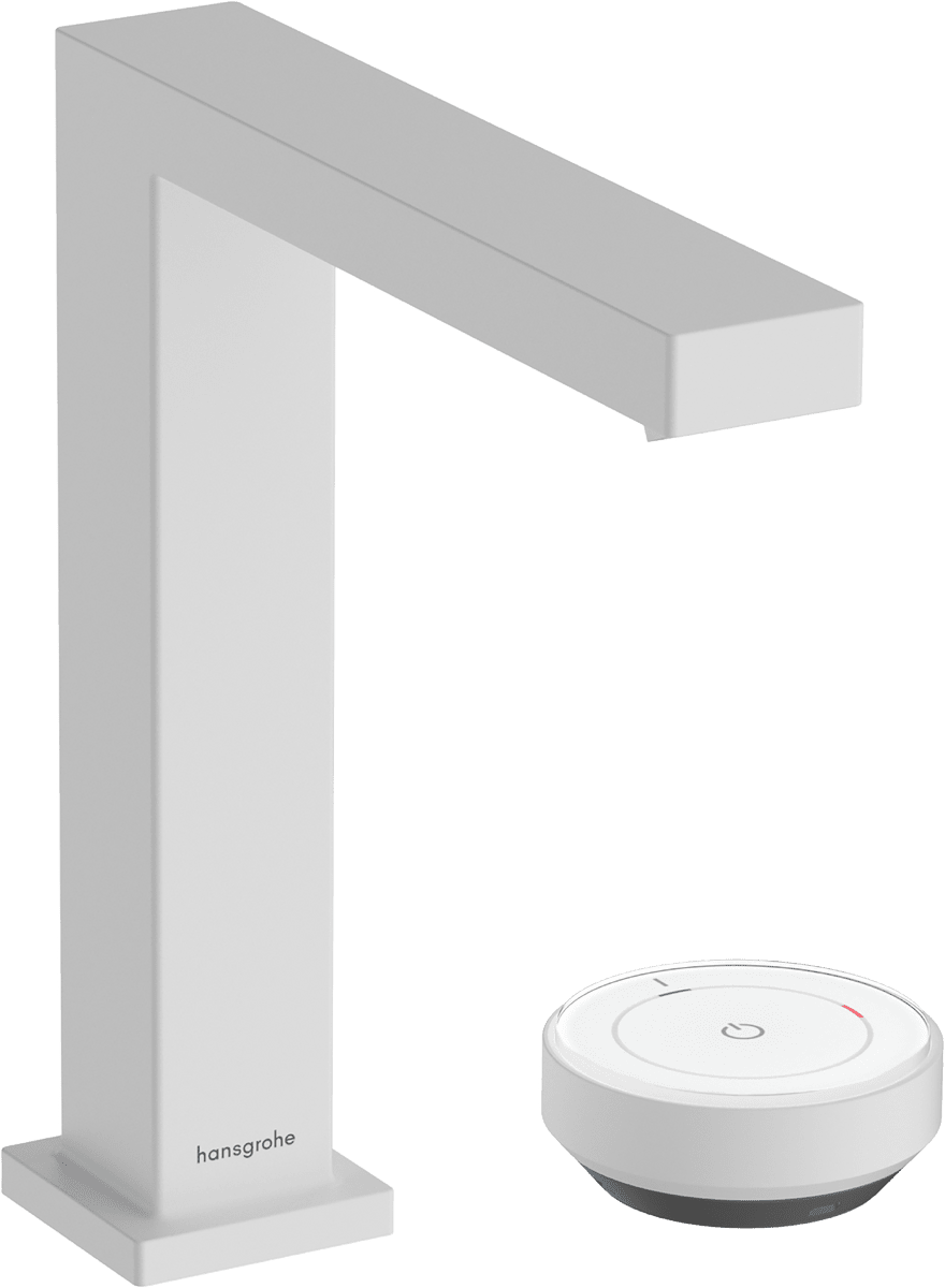 HANSGROHE Tecturis E 2otvorová umyvadlová baterie 150 CoolStart EcoSmart+ s odtokovou soupravou #73053700 - matná bílá
